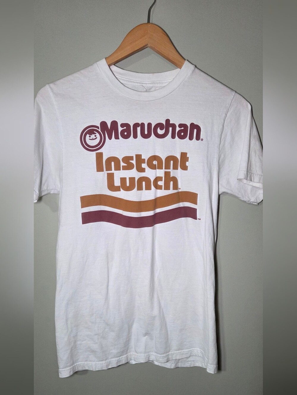 Maruchan Instant Lunch Ramen Noodles T-Shirt Men's Small White Graphic Tee 2019
